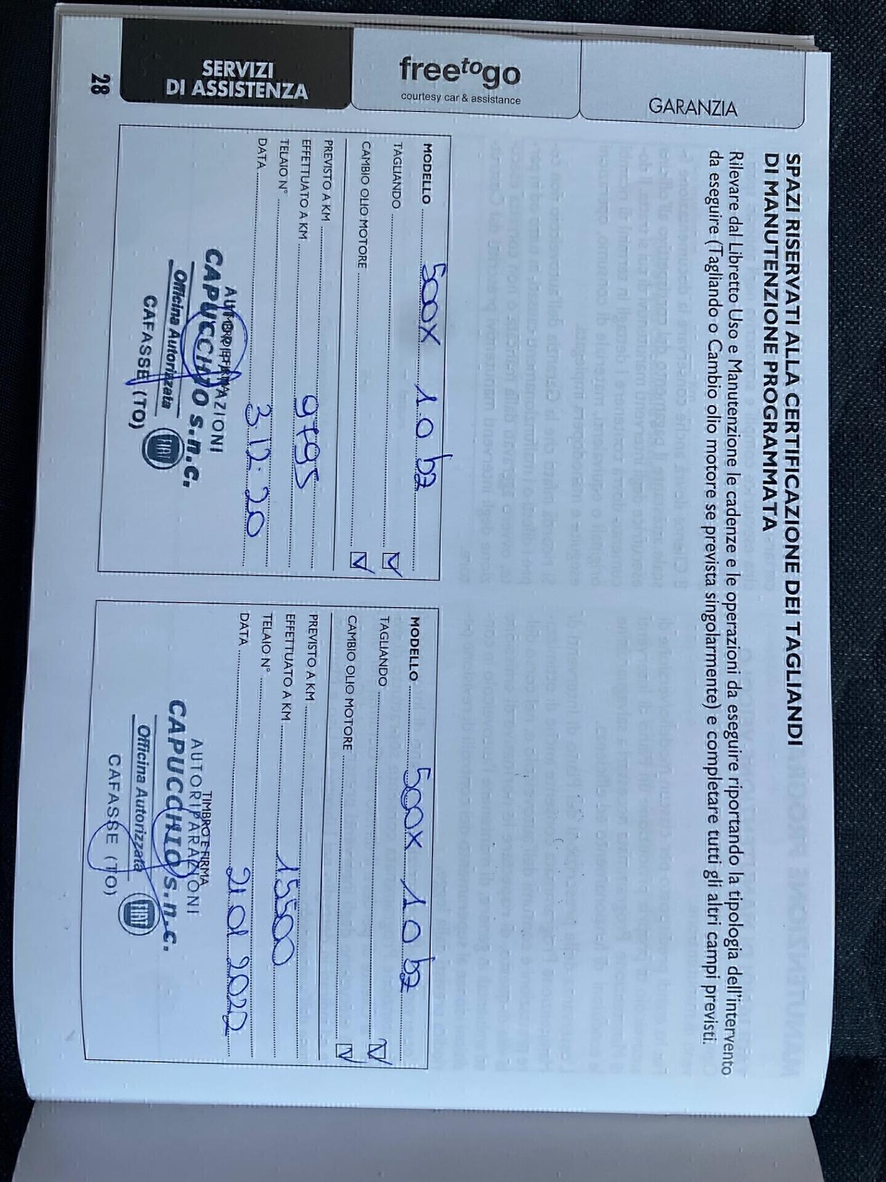 Fiat 500X 1.0 T3 120 CV Business