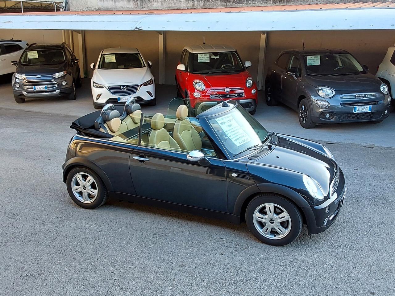 Mini 1.6 110 CV Cooper Cabrio GPL Cambio Automatico