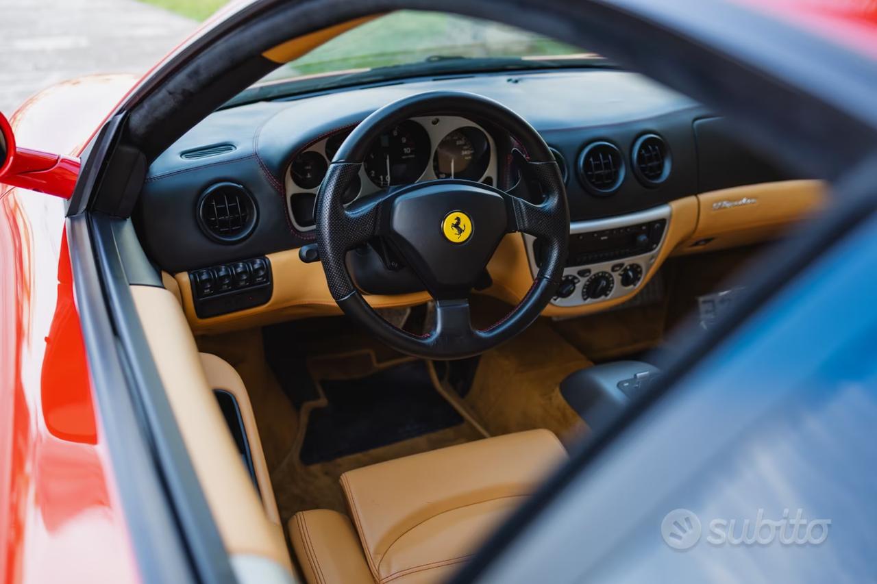 Ferrari 360 Modena F1 Italiana targa ORO 22.000km