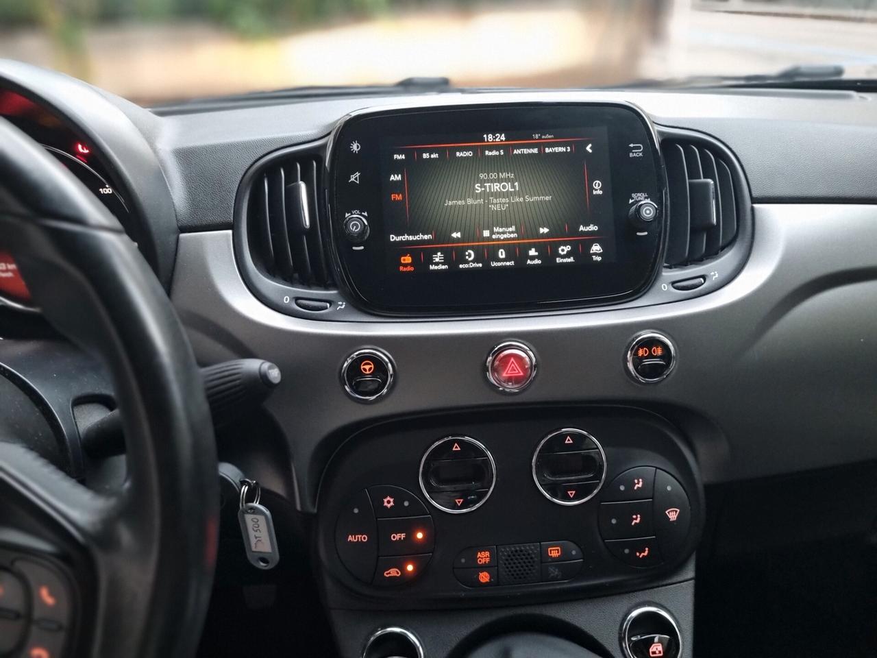 Fiat 500 C 1.2 SPORT anno2018 km64000 neopat