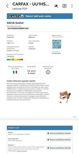 Dacia Duster 1.5 dCi 110CV 4x2 Lauréate