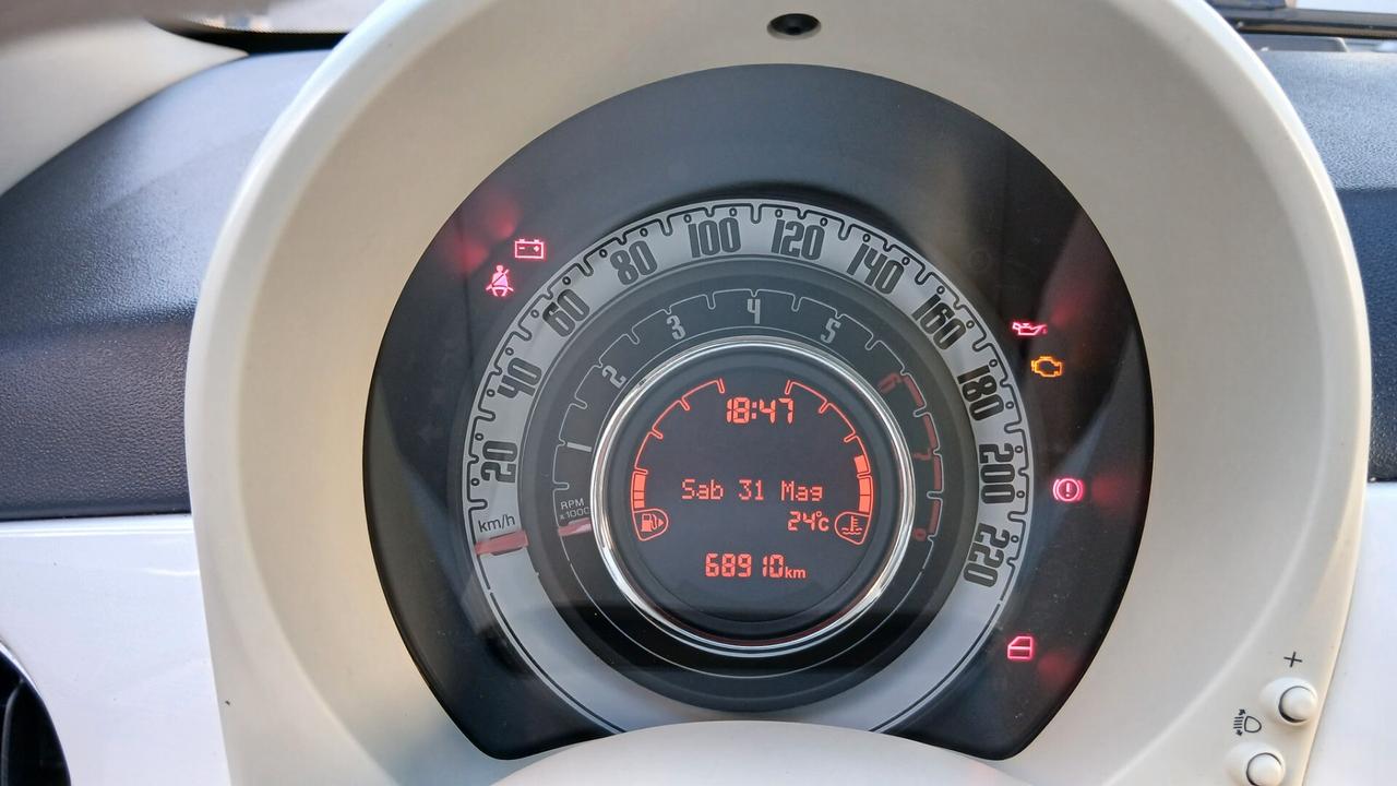Fiat 500 1.2 EasyPower GPL Lounge KM. 67000 CERTIFICATI