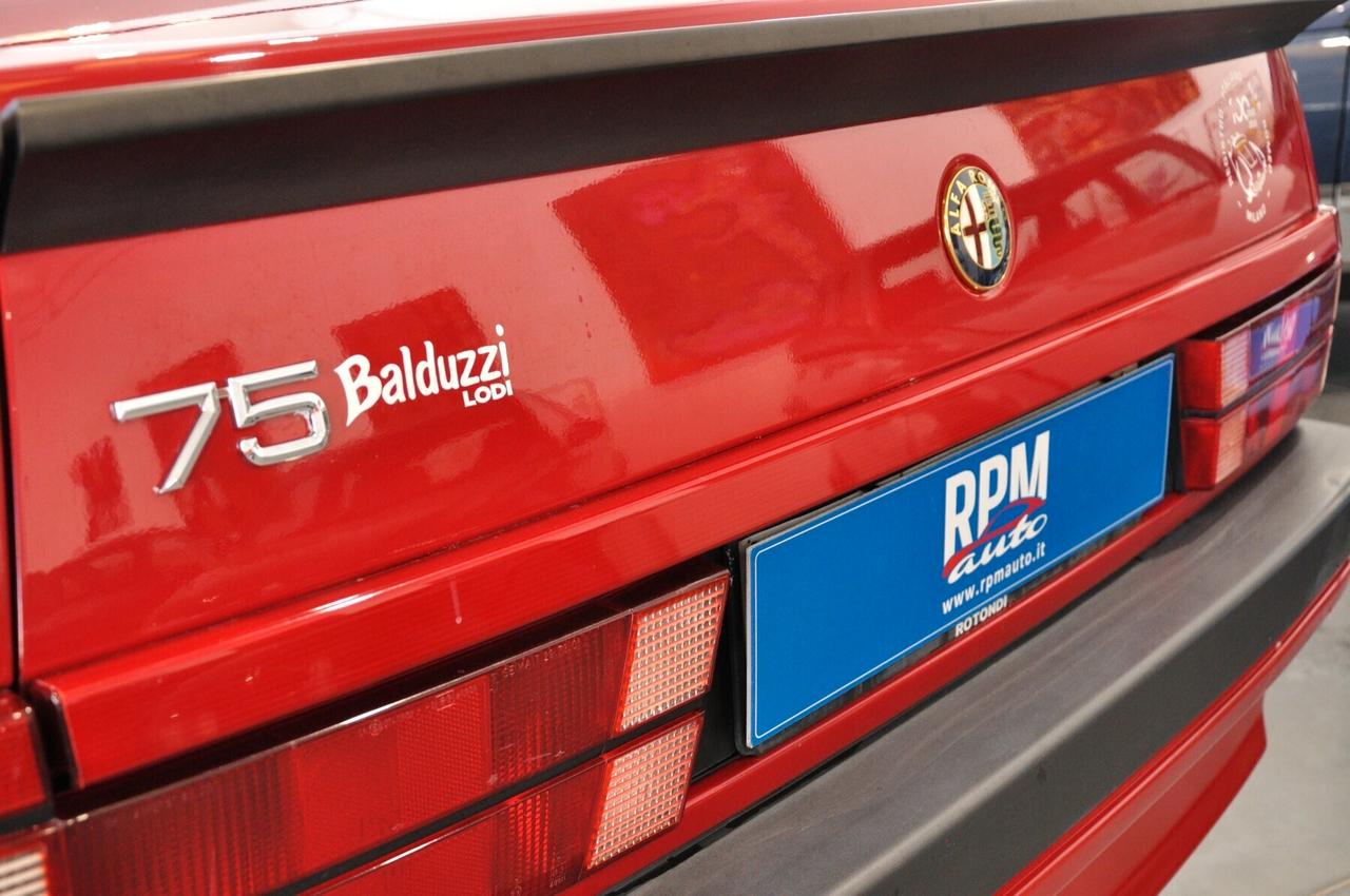 Alfa Romeo 75 2.0i Twin Spark A.S.N. ASI con CRS e RIAR