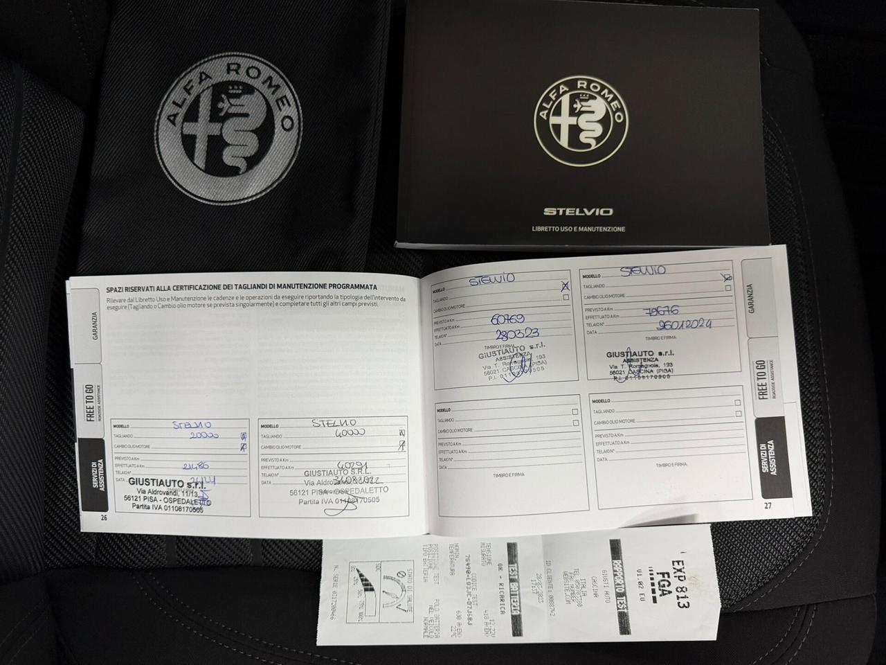 Alfa Romeo Stelvio 2.2 TD 190 CV BUSINESS Q4 DISTRIBUZIONE ESEGUITA