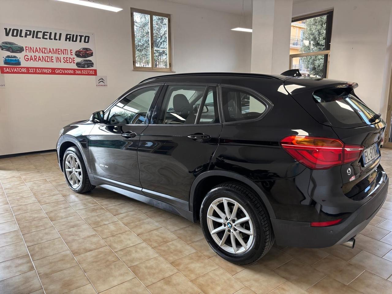 BMW X1 ANNO 2017 DS 1.6 ADATTA NEOPATENTATI KM 144 MILA