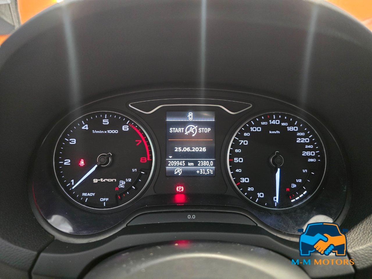 Audi A3 Sportback 1.4 tfsi g-tron 110cv