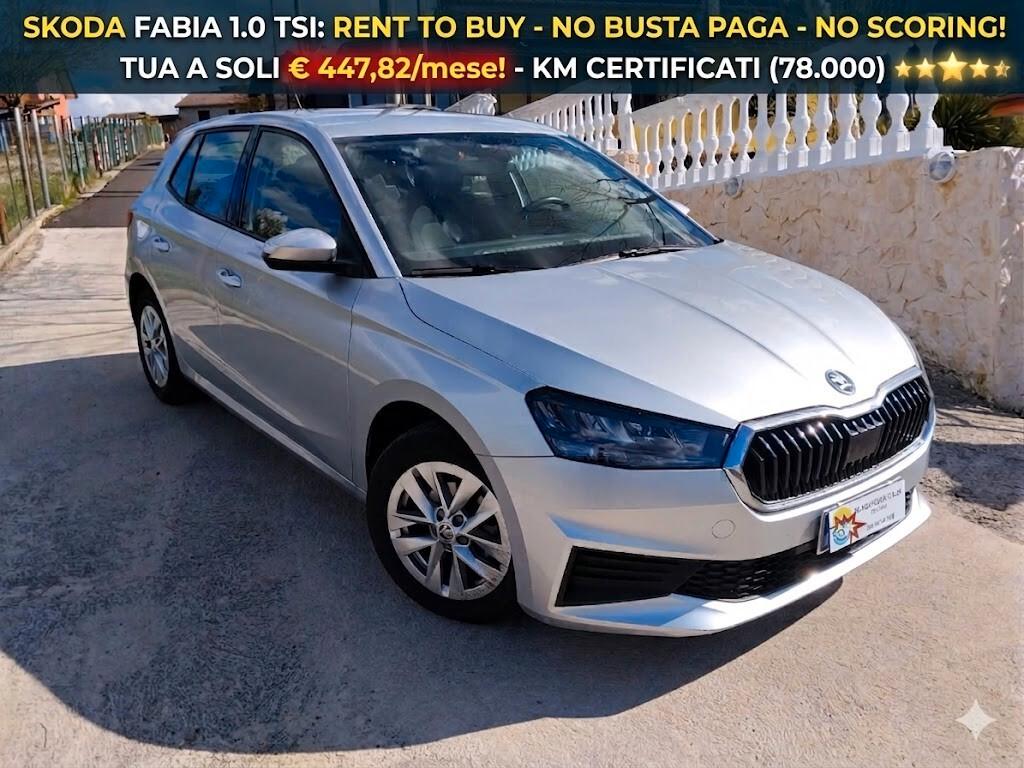 Skoda Fabia: Tua anche con CRIF o NO Busta Paga