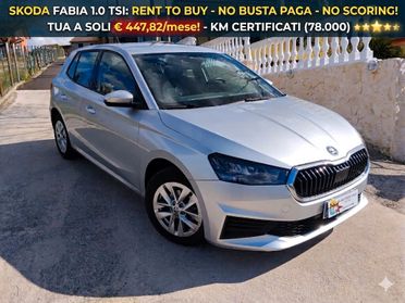 Skoda Fabia: Tua anche con CRIF o NO Busta Paga