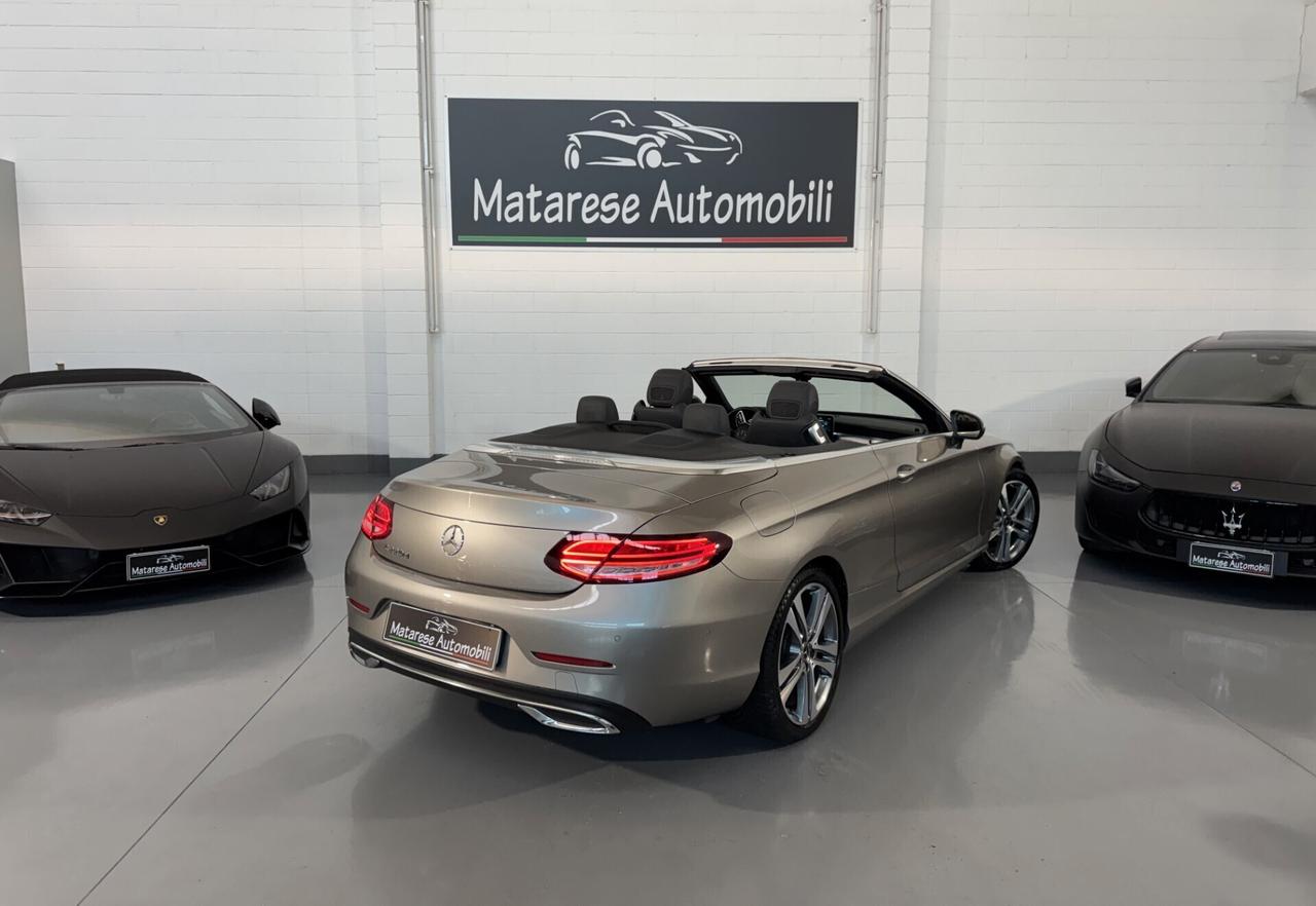 Mercedes-Benz C 220 Cabrio FullLed Burmaster 1Proprietario Certificata