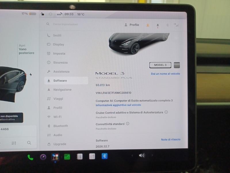 TESLA MODEL 3 50 KWH STANDARD PLUS RWD 4 PORTE BERLINA