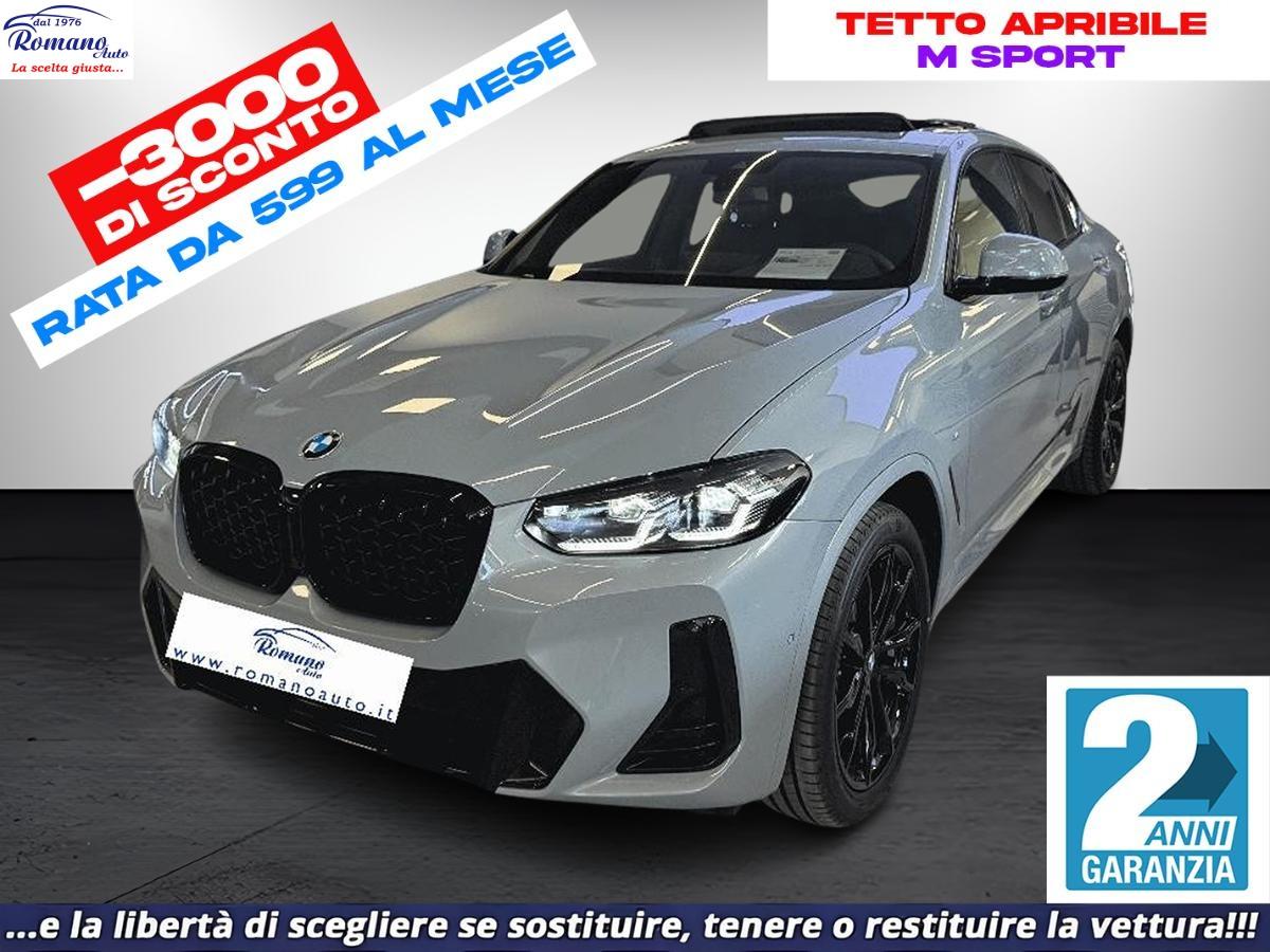 NEW BMW X4 20D 190CV MHEV AUT. XDRIVE M-SPORT#TETTO APRIBILE!