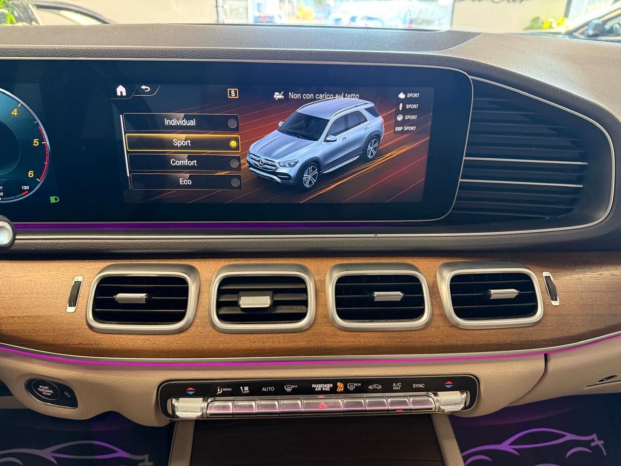 MERCEDES BENZ GLE 300D PREMIUM 4MATIC 2.0 245CV TETTO PELLE NAVI ANNO 2019