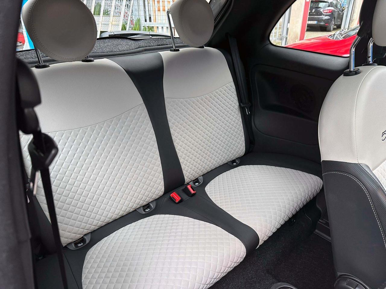 Fiat 500 1.0 Hybrid Dolcevita Unico Proprietario Interni Pelle Bianca