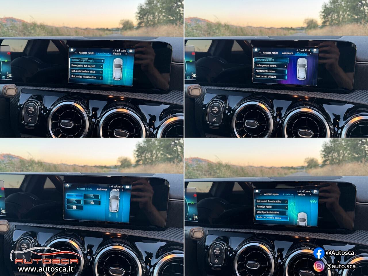 Mercedes Classe A 180 d Automatic TETTO-ACC-PELLE