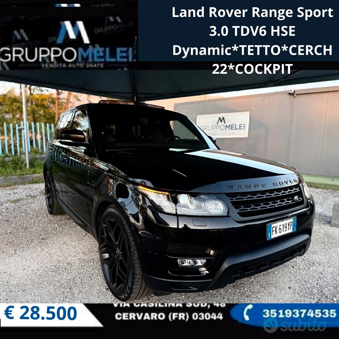 Land Rover Range Sport 3.0 TDV6 HSE Dynamic*TETTO*CERCH22*COCKPIT