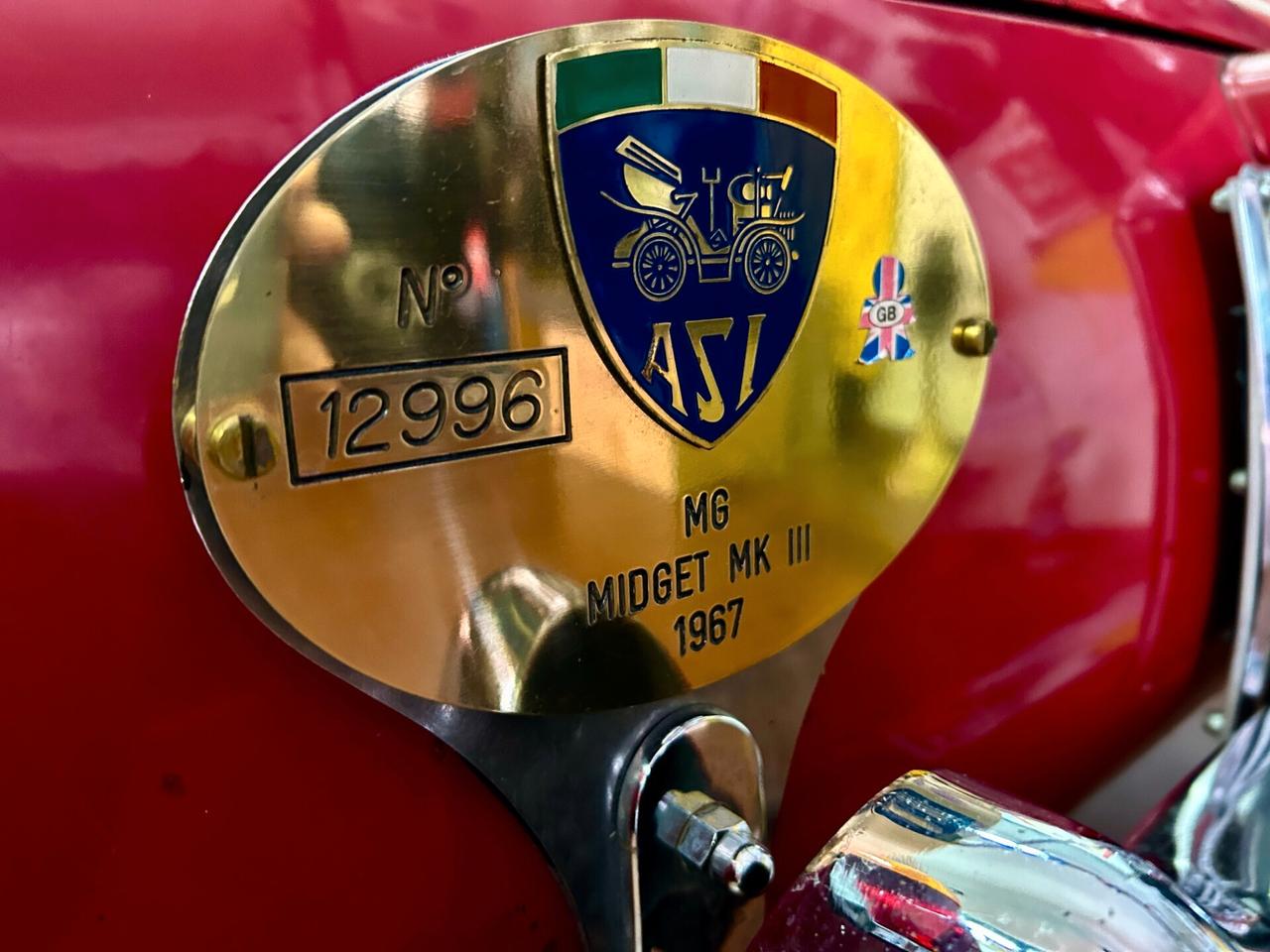 Mg Midget MK 3 TARGA ORO* 1967