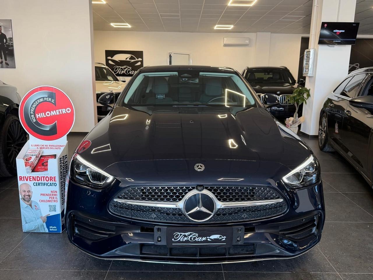 MERCEDES CLASSE C220D PREMIUM 2.0 MHEV 200CV PELLE NAVI CAM ANNO 2022