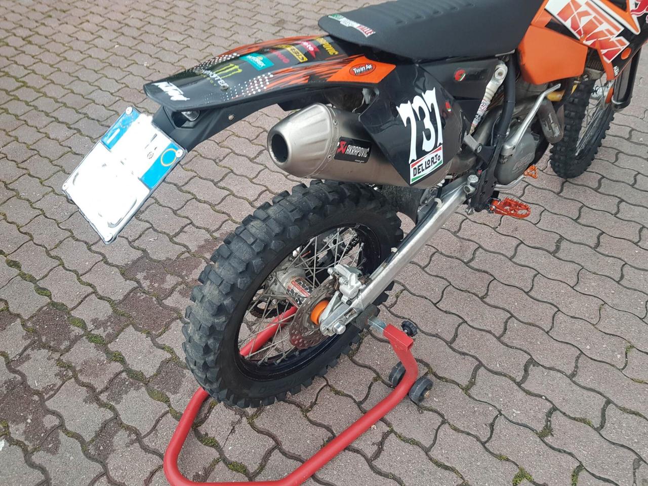 Ktm 450 EXC enduro targato