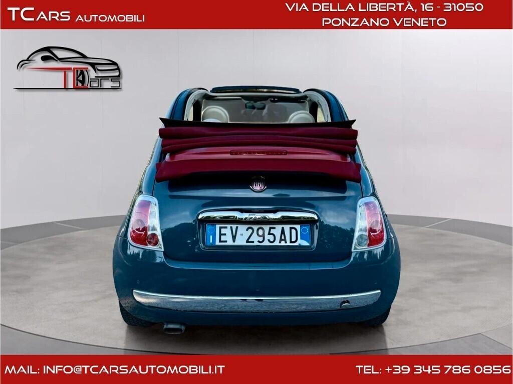 FIAT 500C CABRIO 1.2 BENZINA 3 ANNI GARANZIA TOP