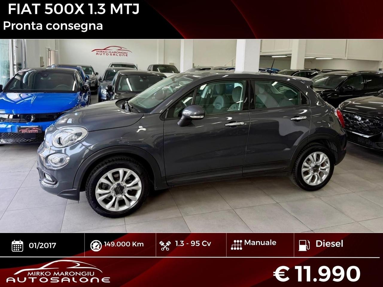 Fiat 500X 1.3 MultiJet 95 CV FINANZIABILE