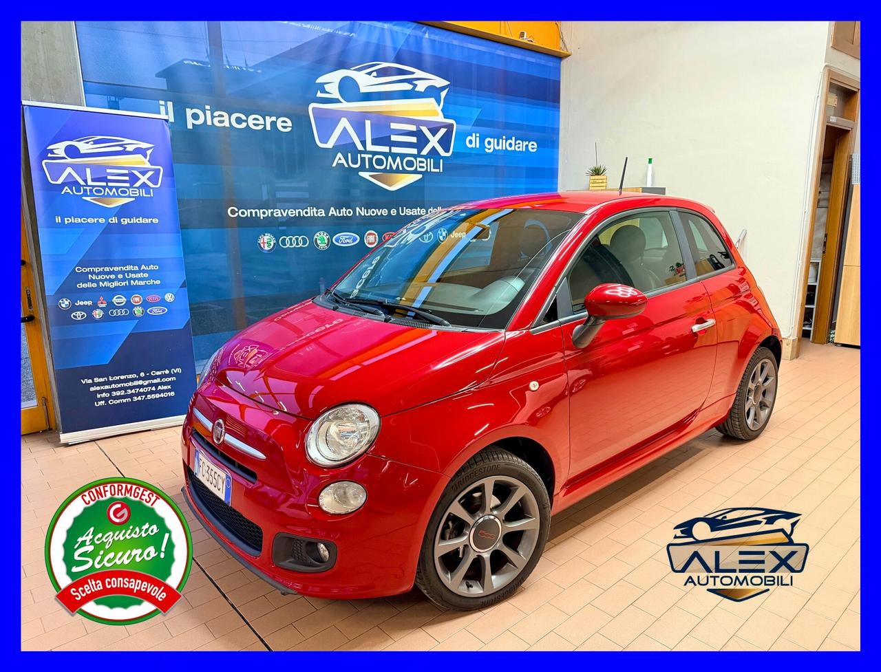 Fiat 500S 1.2 benz 69cv Neopat. E6