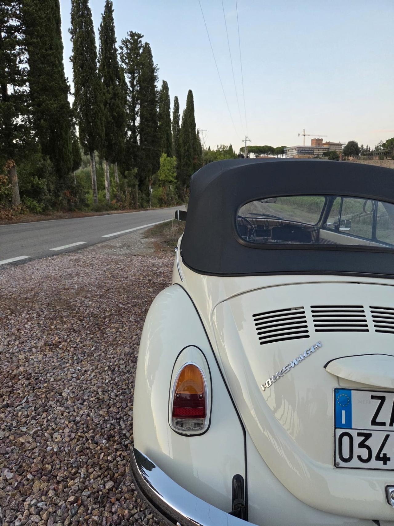 Volkswagen Maggiolone Karman cabrio 1600 vetro piatto