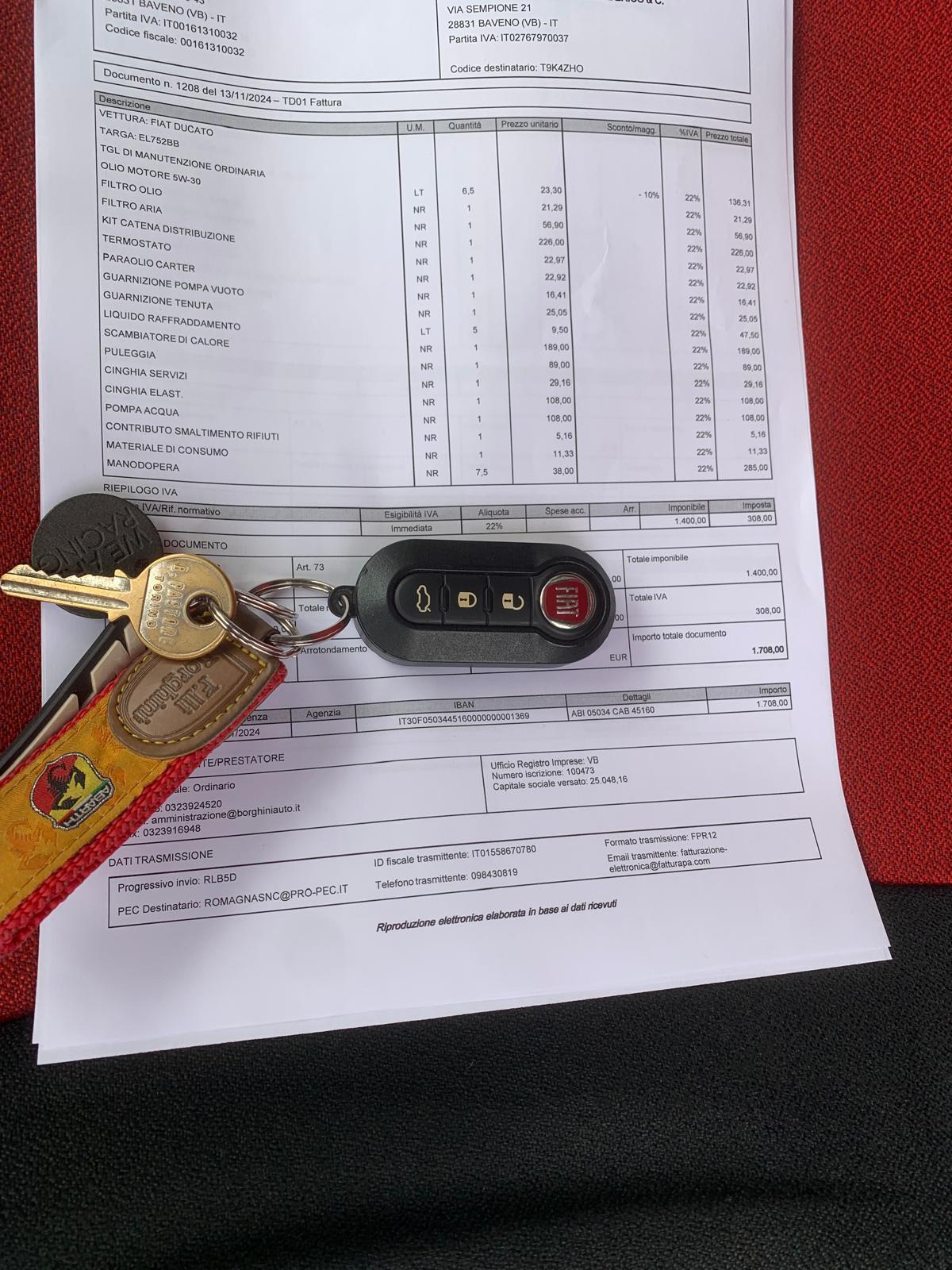 FIAT DUCATO PASSO MEDIO TETTO RIALZATO