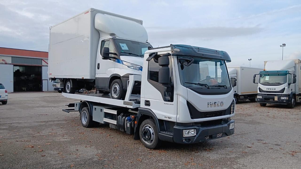 IVECO ML 75E19 - Allestimento Nuovo: Carroattrezzi - Verricello Traslabile con forche posteriori (C67)