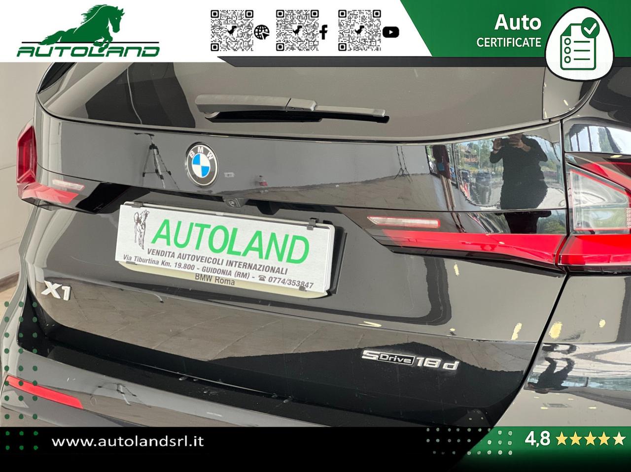 BMW X1 sdrive18d X-Line auto IVA ESPOSTA - UNIPRO
