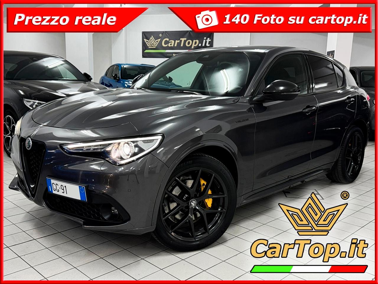 Alfa Romeo Stelvio 2.2 TD 210 VELOCE Q4 DISTRIBUZIONE OK SOSPENSIONI REGOLABILI