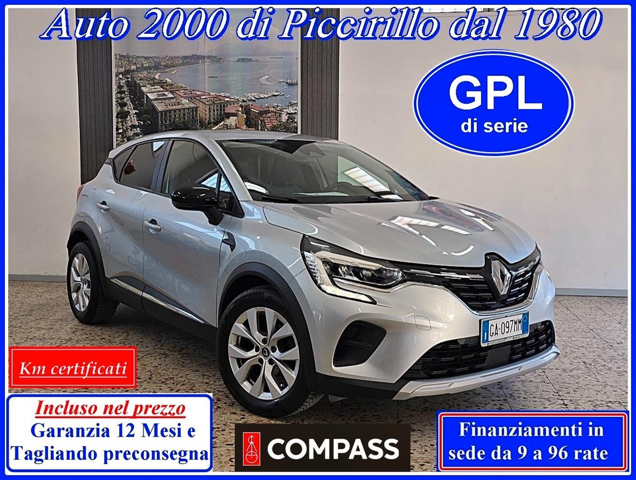 Renault Captur TCe 100 CV GPL Tagliando e Garanzia inclusi
