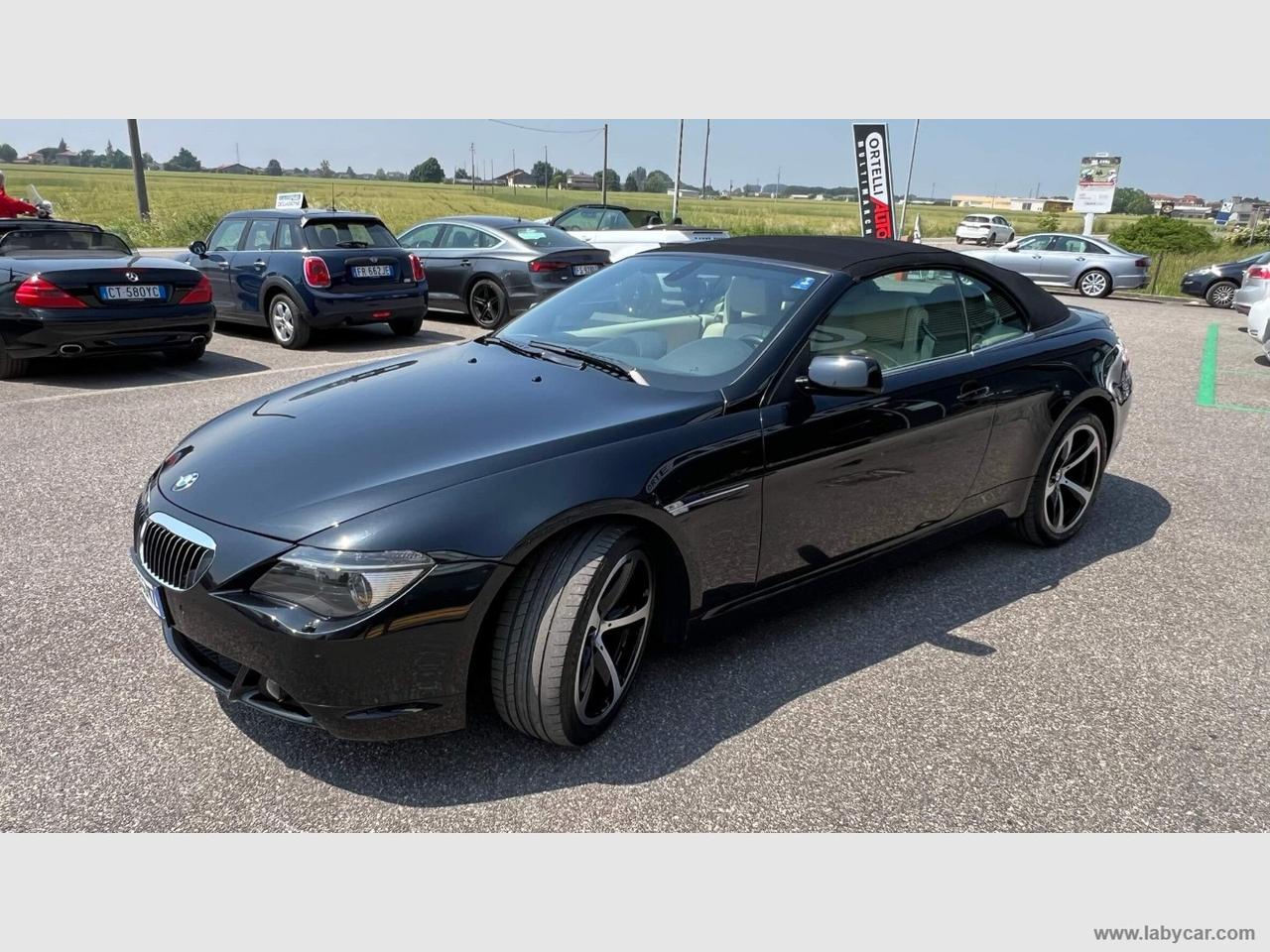 BMW 650i Cabrio 367CV 8 CILINDRI DA COLLEZIONE