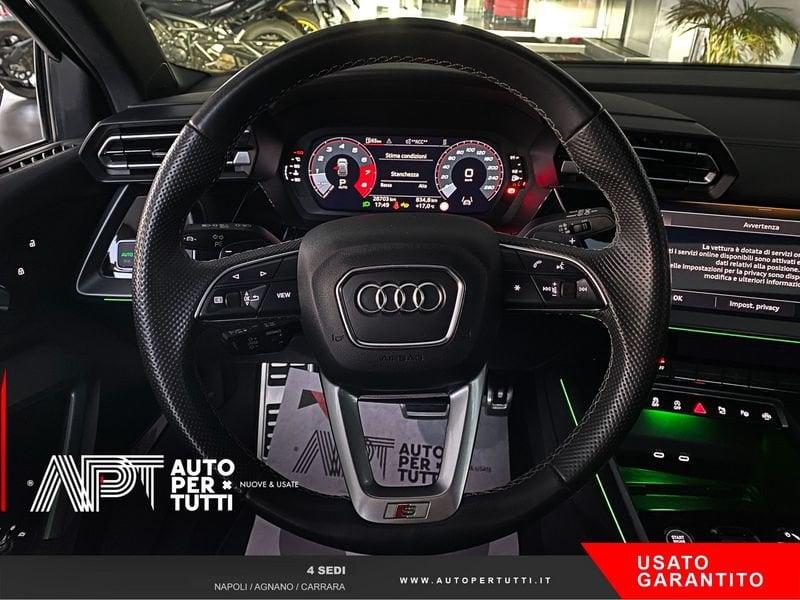 Audi A3 A3 Sportback 1.5 tfsi mhev S line edition 150cv s-