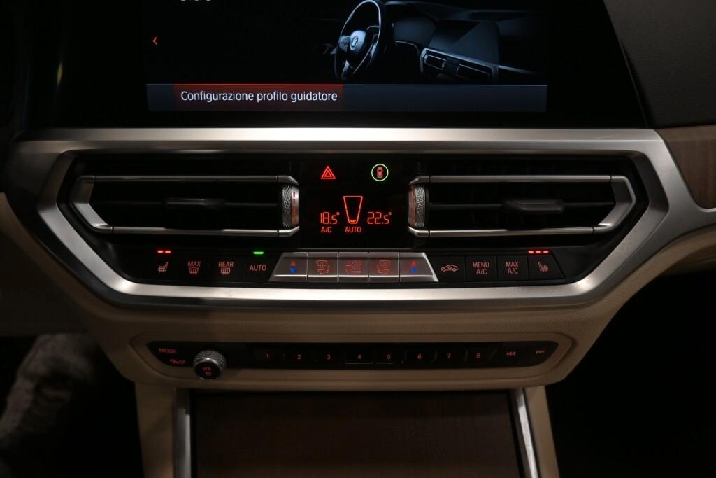 BMW 318D 136CV STEPTRONIC 48V BUSINESS ADVANTAGE ( FARI LED - BMW DIGITAL COCKPIT - PELLE - NAVI - MIRROR - PARK ASSISTANT - TELECAMERA POST. )