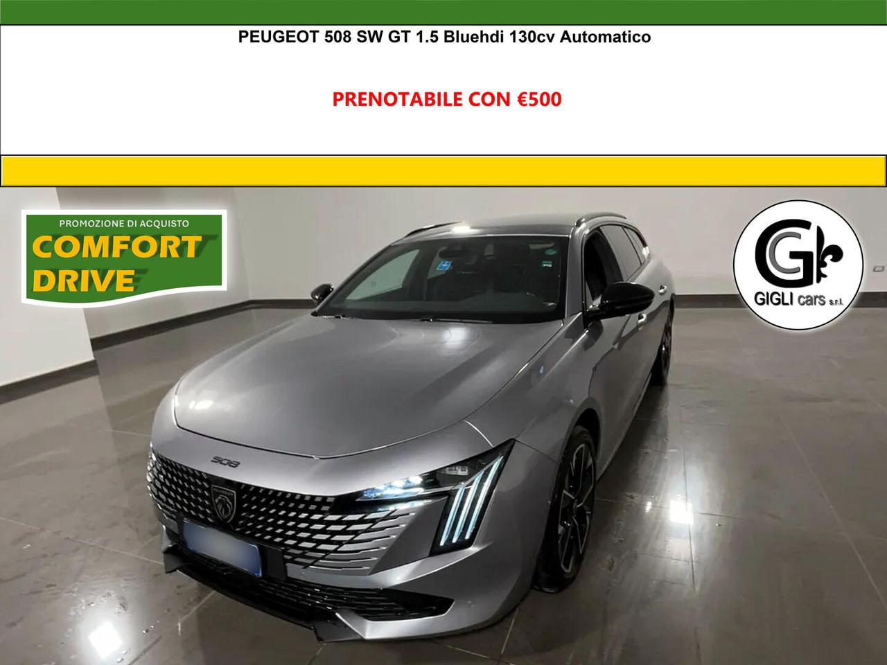 Peugeot 508 SW SW GT 1.5 Bluehdi Led Cam 360° S&S EAT8