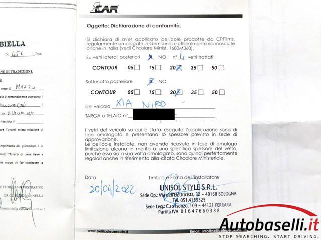 KIA Niro PE MY22 HEV 1.6 GDI AUTOMATICA DCT URBAN