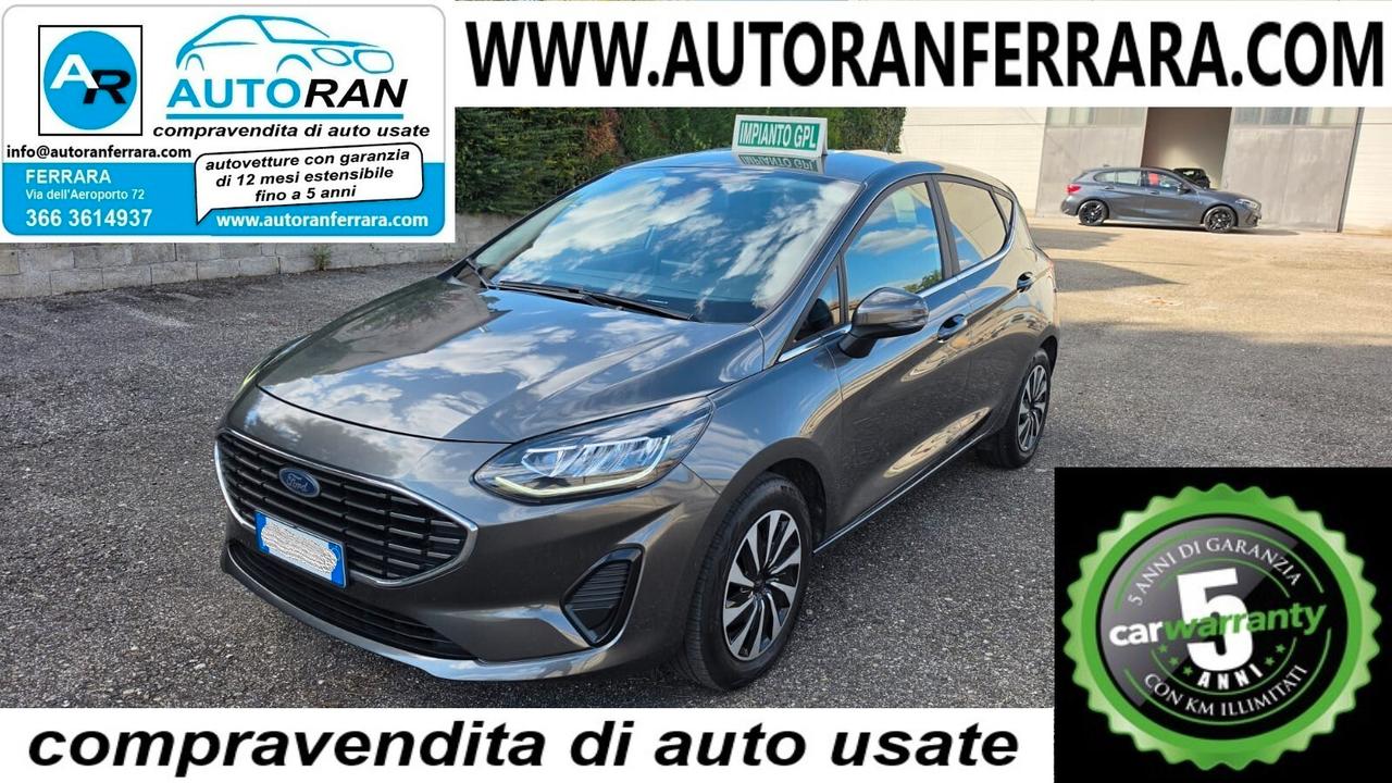 Ford Fiesta 1.1 75 CV GPL 5 porte Titanium
