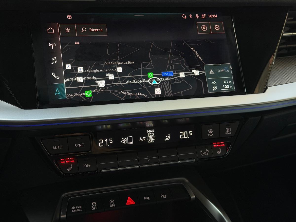 Audi A3 Sportback 40 TDI 200CV Quattro S-line edition Identity Black