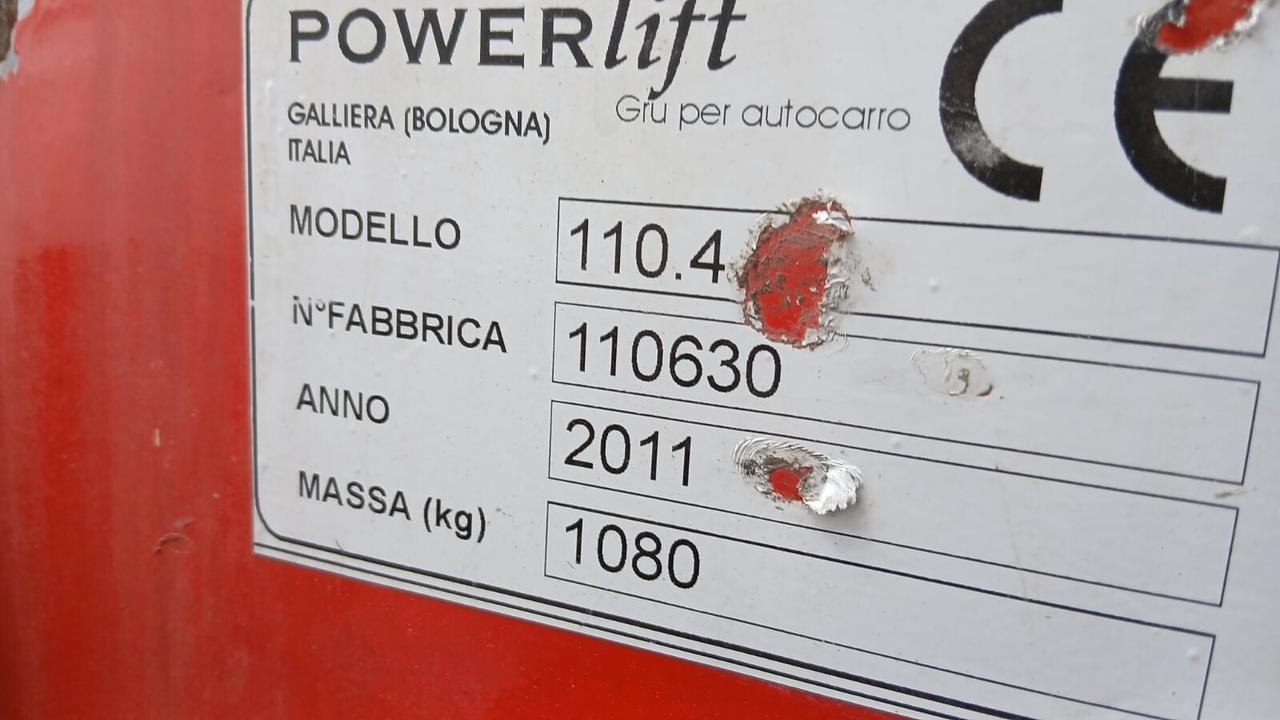 IVECO ML 120E25 - CASSONE RIBALTABILE TRIL. CON GRU DIETRO CABINA - BLOC. DIFF. (C17)