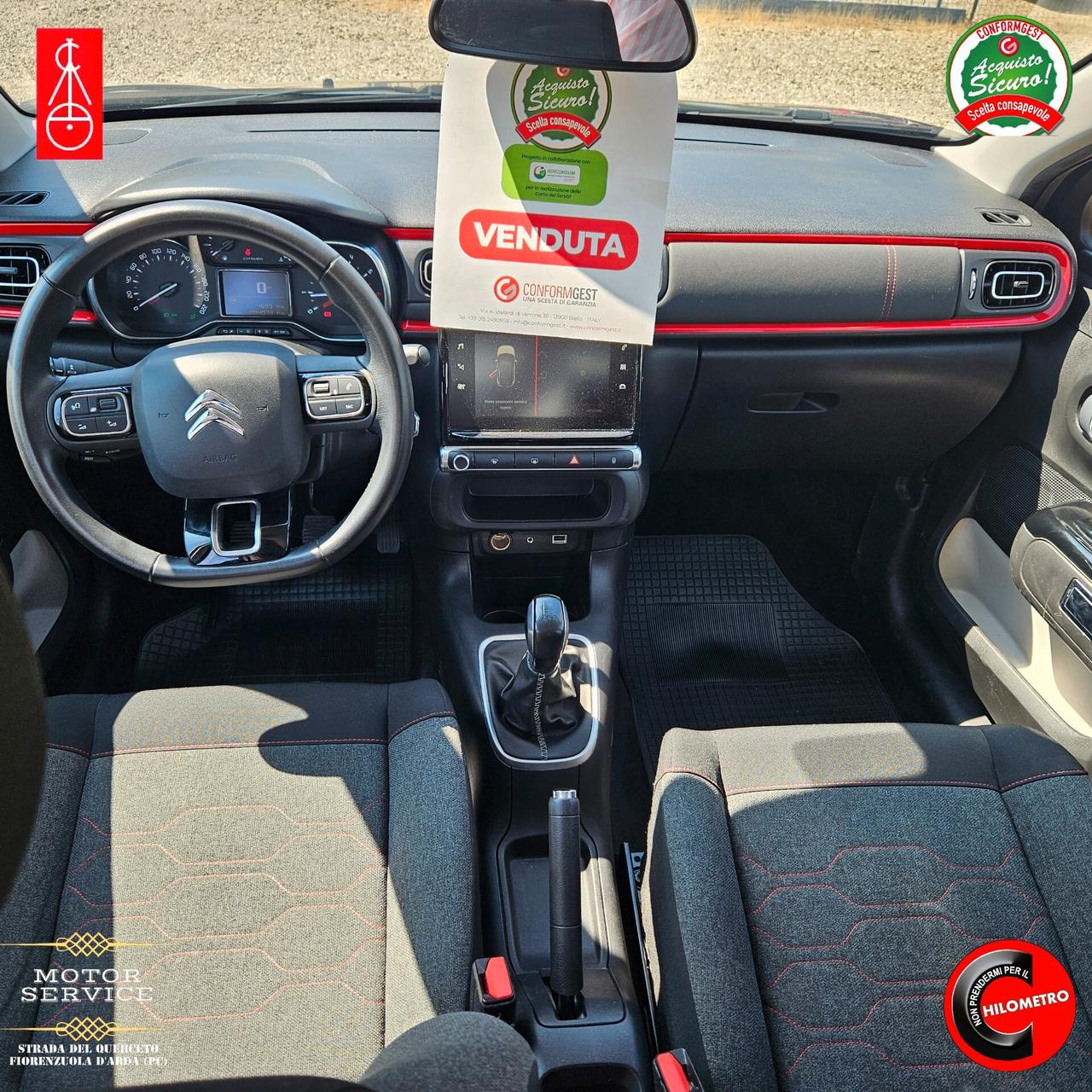Citroen C3 1.2 benz 82 Shine FULL da 89€ mese