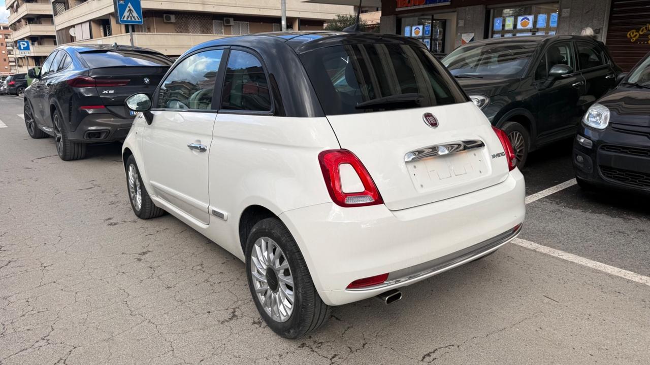 Fiat 500 1.0 Hybrid Dolcevita LED CAR PLAY PANORAMA CLIMA AUTOMATICO PELLEBICOLORE