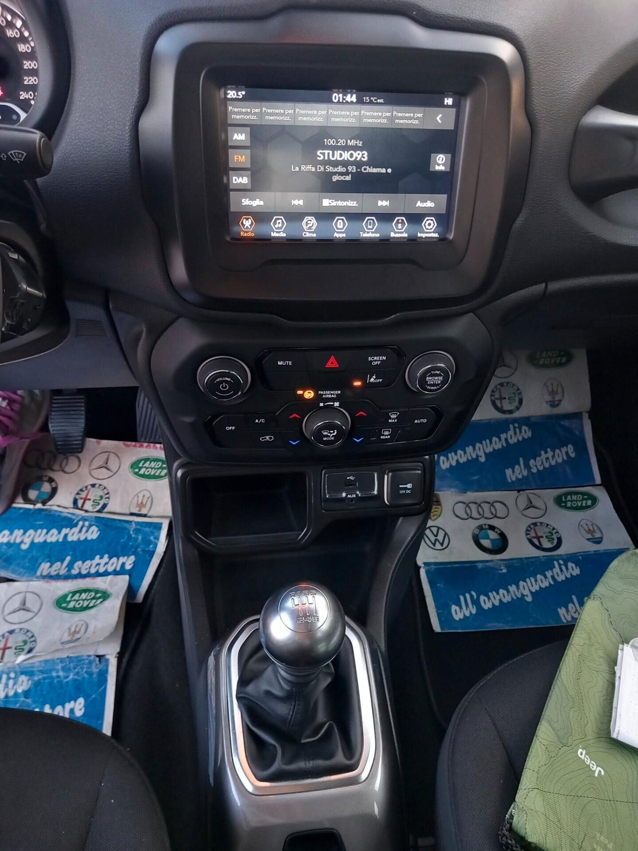 Jeep Renegade 1.6 Mjt 130 CV Limited km 57000 radar retrocamera cerchio r 17 GARANZIA