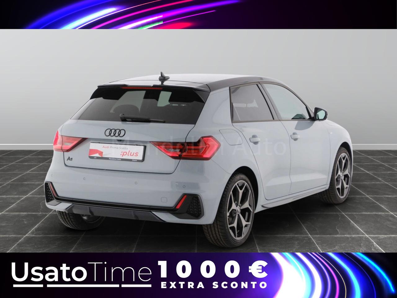 Audi A1 sportback 30 1.0 tfsi 116cv identity black s tronic
