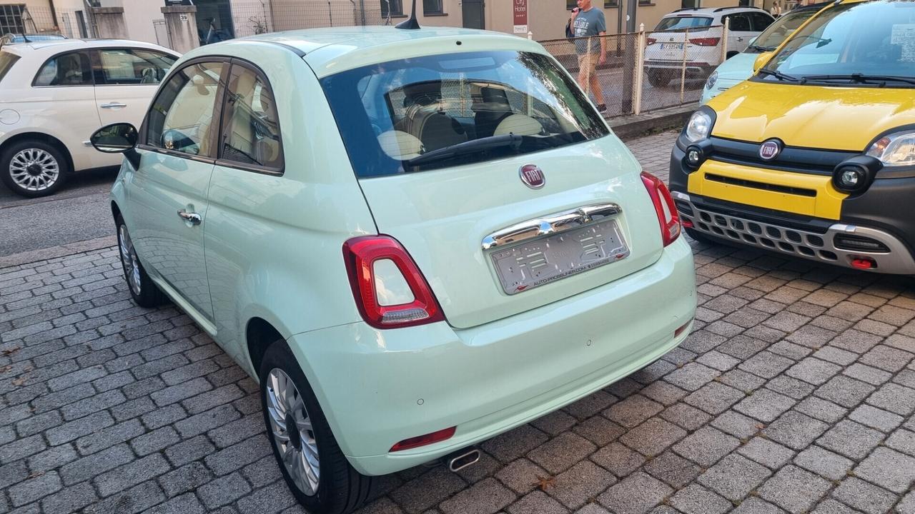 Fiat 500 1.2 Lounge 69cv anno2019 km 52000 neopat