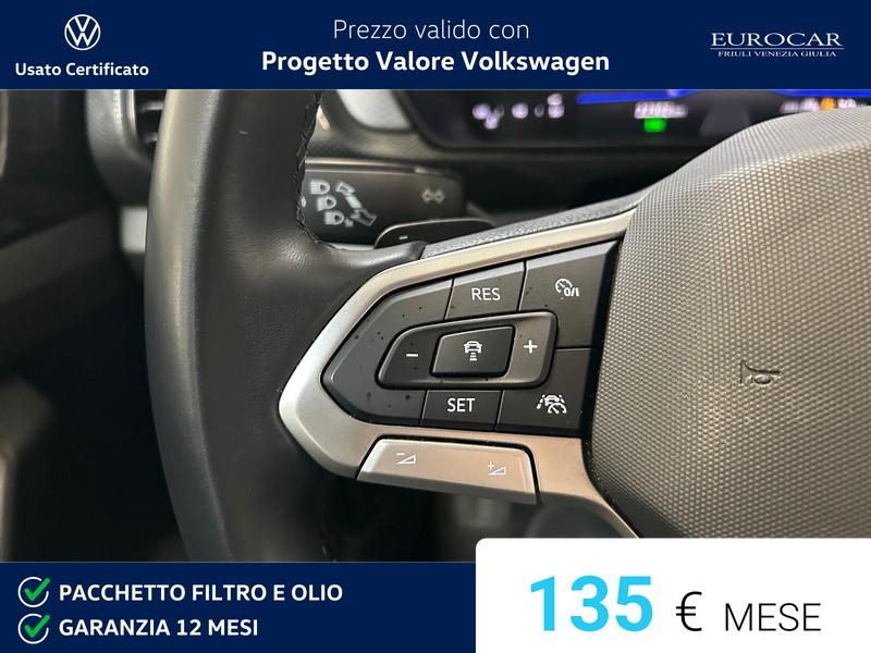 Volkswagen T-Cross 1.0 tsi life 115cv dsg