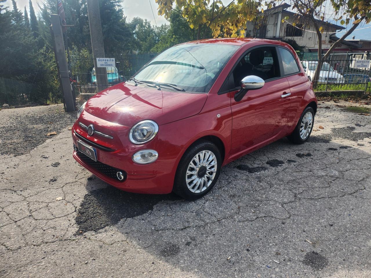 Fiat 500 1.0 Hybrid Red