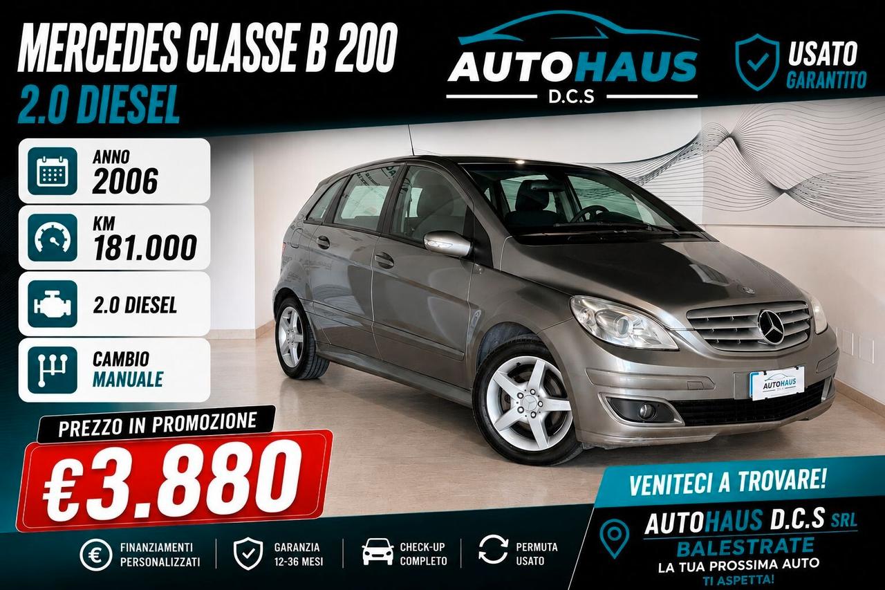MERCEDERS CLASSE B 200 CDI