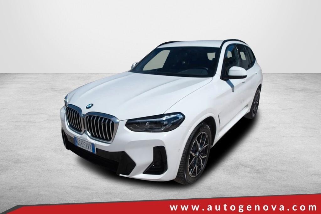 BMW X3 18D 150CV STEPTRONIC 48V S-DRIVE MSPORT ( FARI LED - BMW DIGITAL COCKPIT - PELLE - CLIMA TRIZONA - NAVI - MIRROR - PARK ASSISTANT - CERCHI 18 )