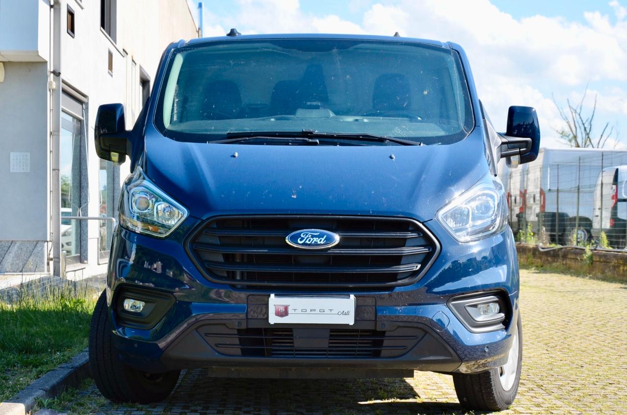 FORD TRANSIT CUSTOM 2.0 ECOHYBRID 130cv L3 H1 PASSO LUNGO, NO IVA, UNICOPROPRIETARIO, UFF ITALIANA, EURO 6D, SERVICE UFF FORD, PERMUTE