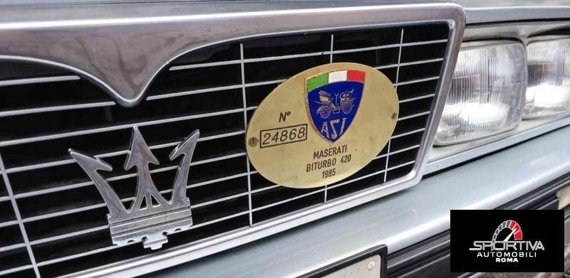 Maserati Biturbo 420 BITURBO UNICOPROPRIETARIO